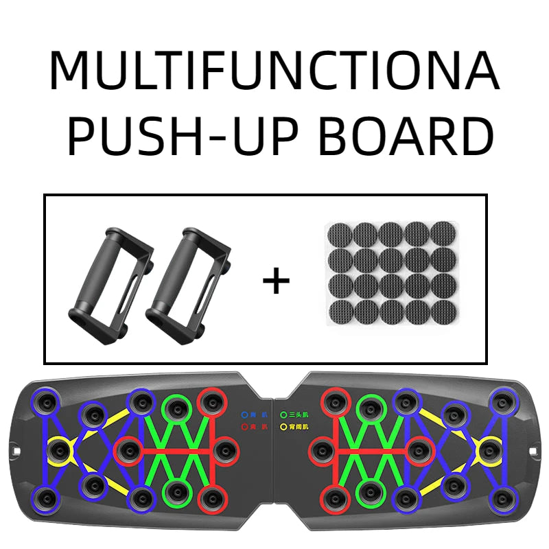 Push Up Board [10 in 1] Multi-Function Silicon Handle Push Up Bar for  Perfect Pushups | Color-Coded Portable Push Up Handles for Floor, Home  Workout